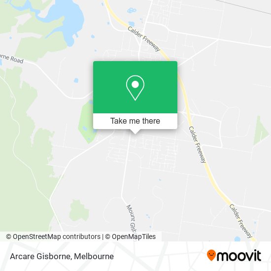 Arcare Gisborne map