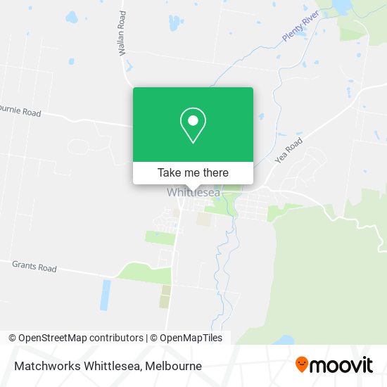 Mapa Matchworks Whittlesea