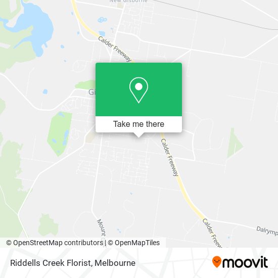 Riddells Creek Florist map
