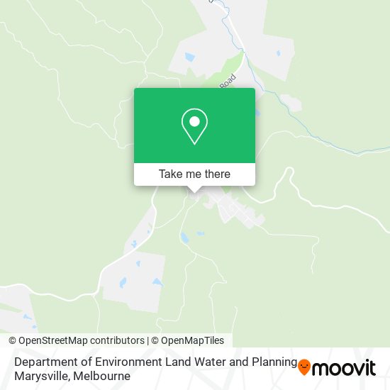 Mapa Department of Environment Land Water and Planning Marysville