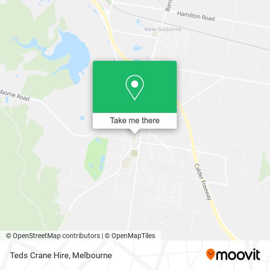 Teds Crane Hire map
