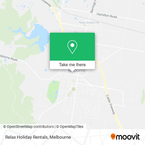 Relax Holiday Rentals map