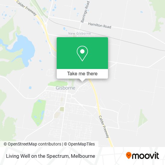 Living Well on the Spectrum map