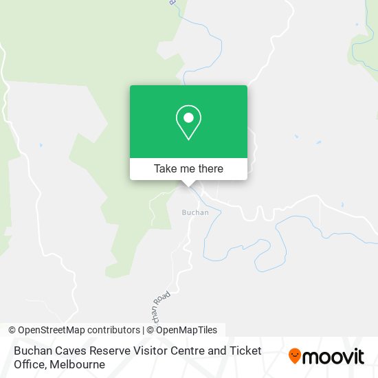Buchan Caves Reserve Visitor Centre and Ticket Office map
