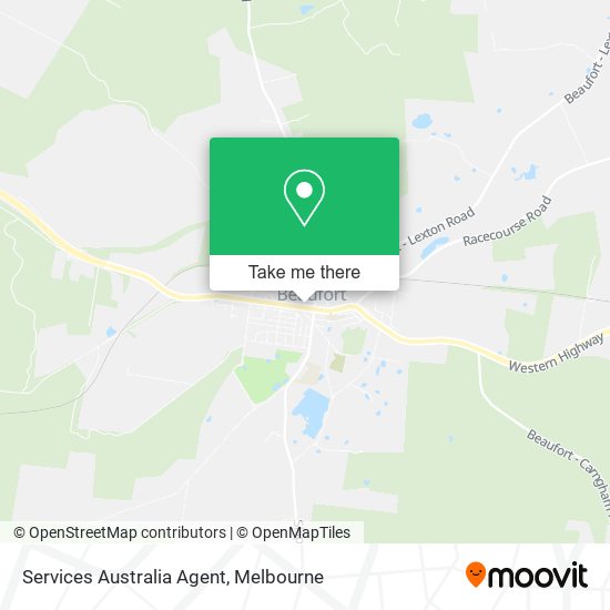 Services Australia Agent map