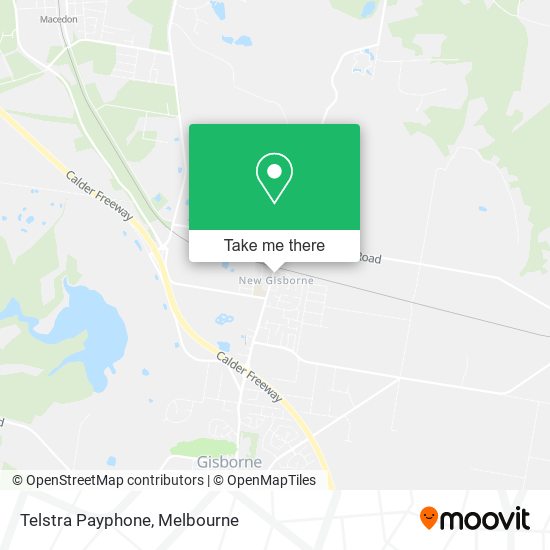 Mapa Telstra Payphone