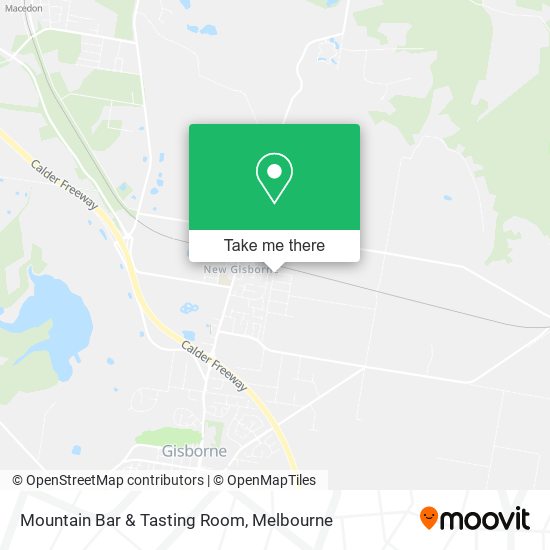 Mountain Bar & Tasting Room map