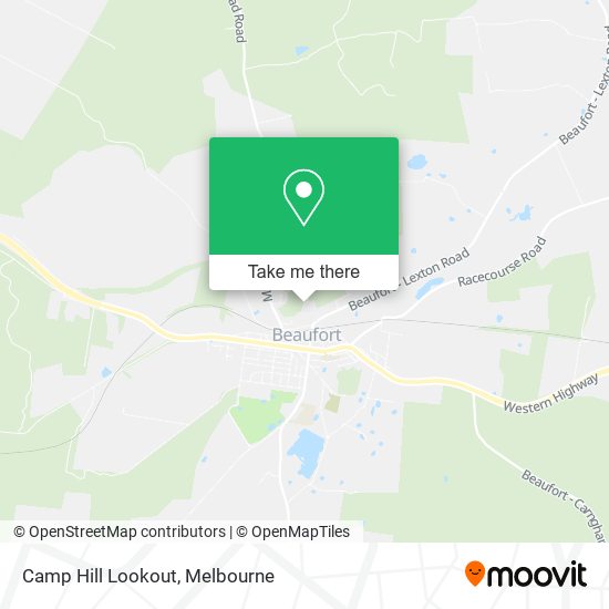 Camp Hill Lookout map