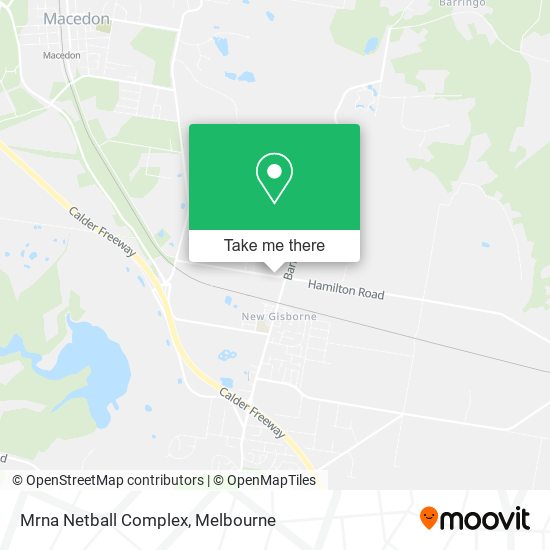 Mrna Netball Complex map