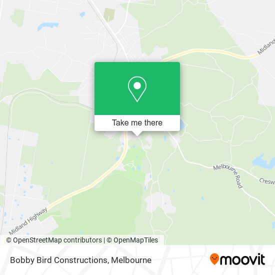 Bobby Bird Constructions map
