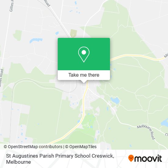 St Augustines Parish Primary School Creswick map