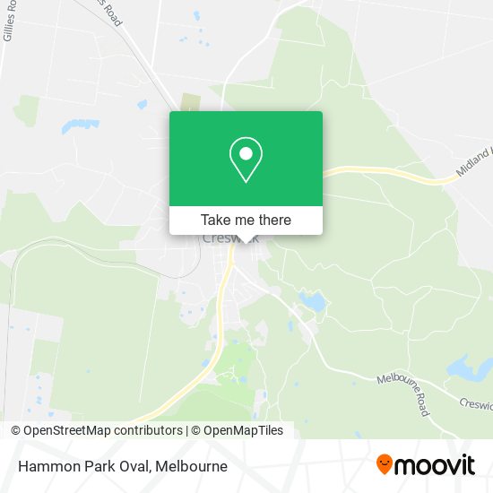 Hammon Park Oval map