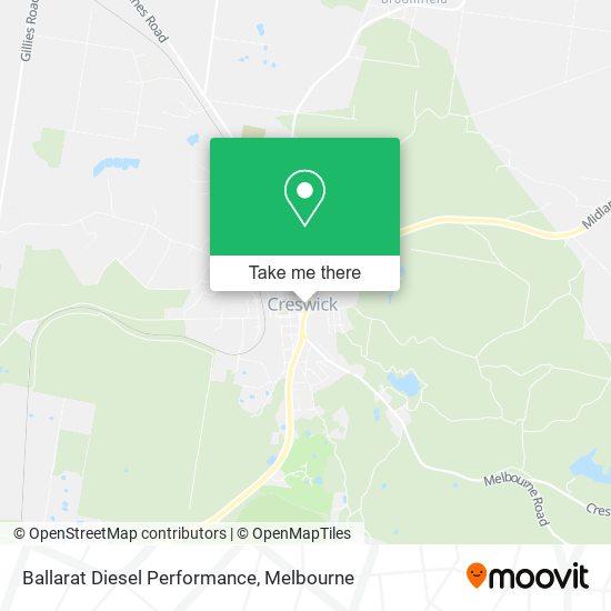 Ballarat Diesel Performance map
