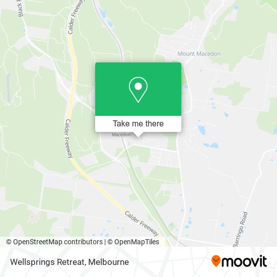 Wellsprings Retreat map