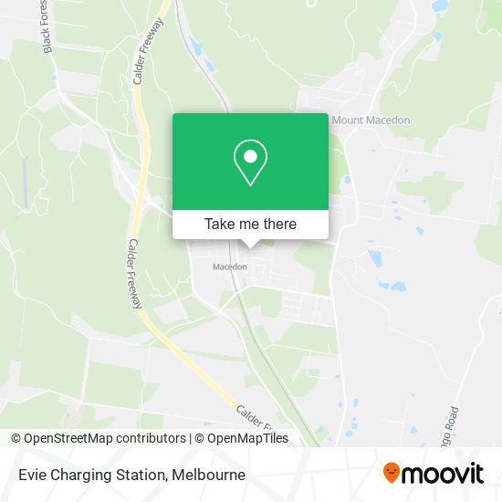 Evie Charging Station map