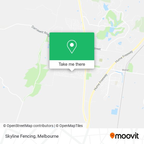 Skyline Fencing map