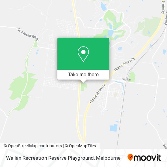 Wallan Recreation Reserve Playground map