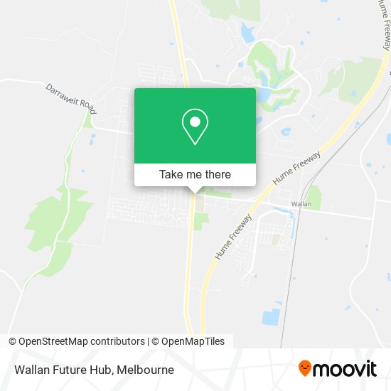 Wallan Future Hub map
