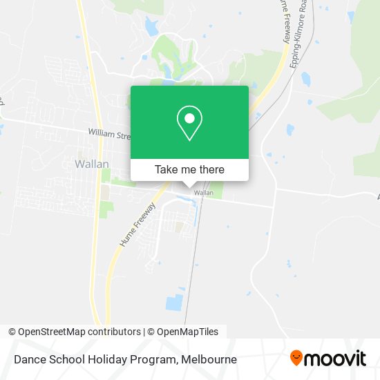 Dance School Holiday Program map