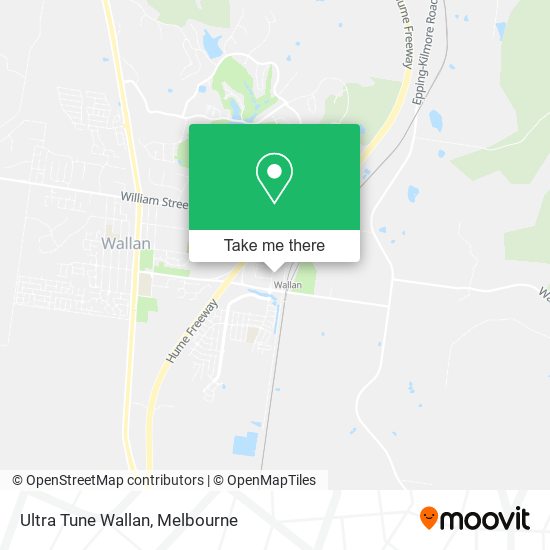 Ultra Tune Wallan map