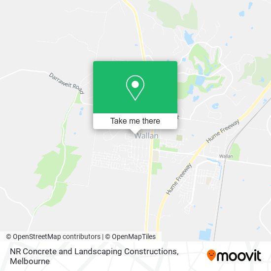 NR Concrete and Landscaping Constructions map