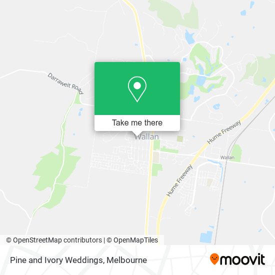 Pine and Ivory Weddings map