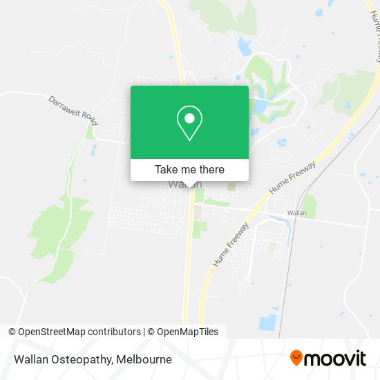 Wallan Osteopathy map