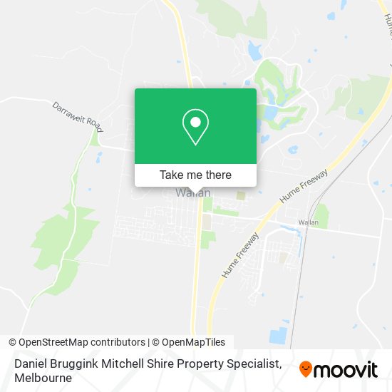 Daniel Bruggink Mitchell Shire Property Specialist map