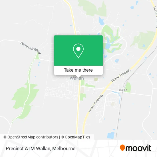 Mapa Precinct ATM Wallan