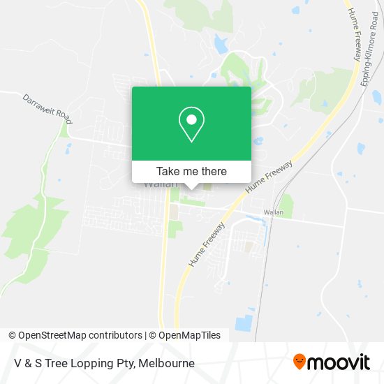 V & S Tree Lopping Pty map