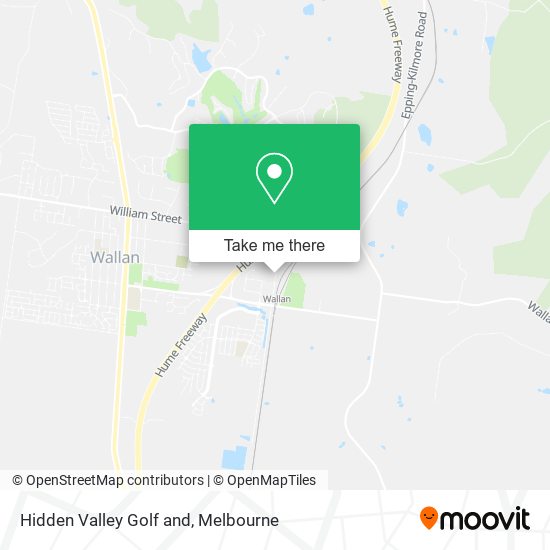 Hidden Valley Golf and map