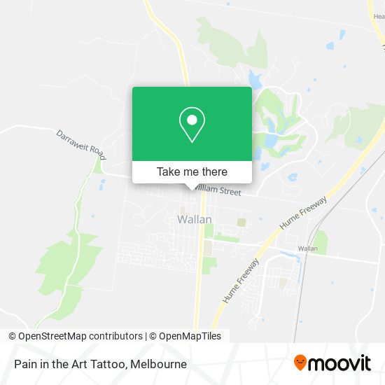 Pain in the Art Tattoo map