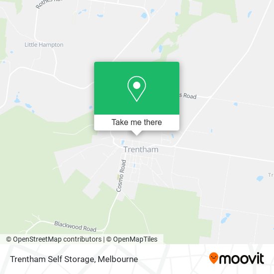 Trentham Self Storage map