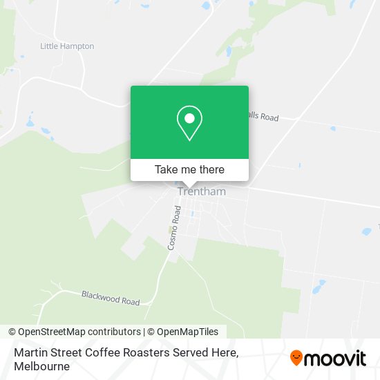 Martin Street Coffee Roasters Served Here map
