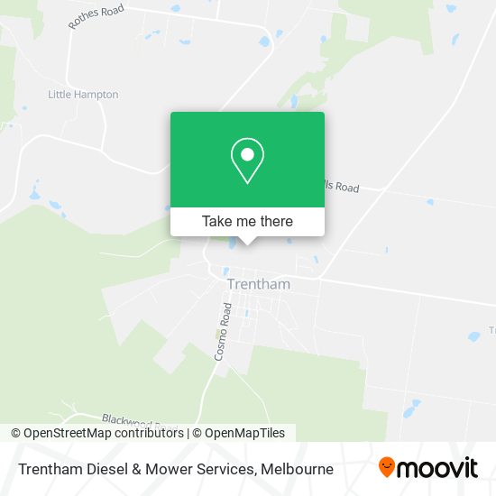 Trentham Diesel & Mower Services map