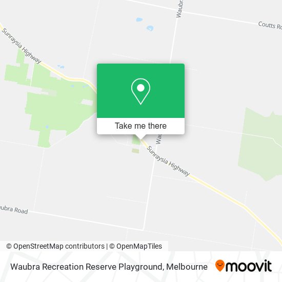 Waubra Recreation Reserve Playground map