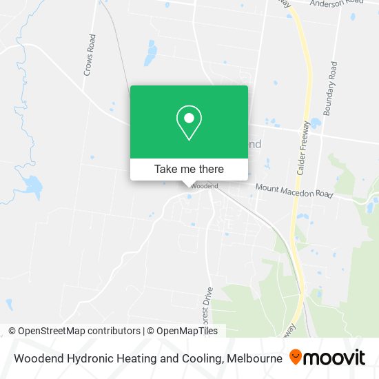 Woodend Hydronic Heating and Cooling map