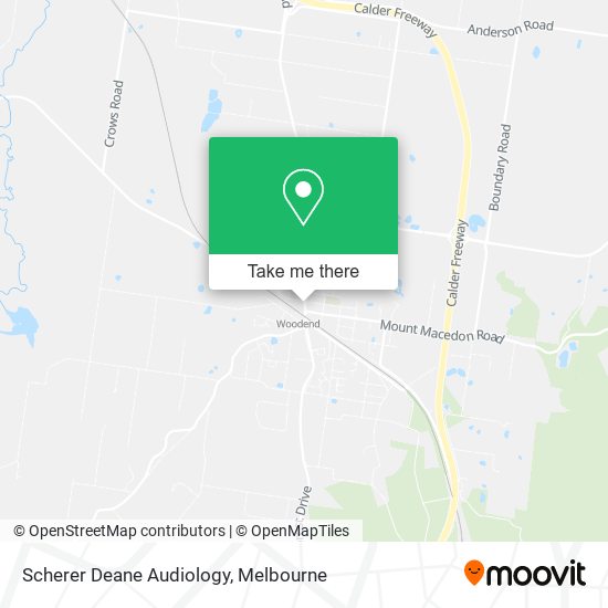Scherer Deane Audiology map