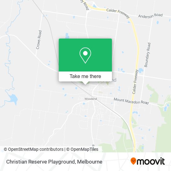 Christian Reserve Playground map