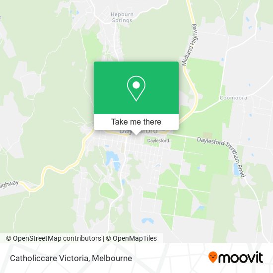 Catholiccare Victoria map