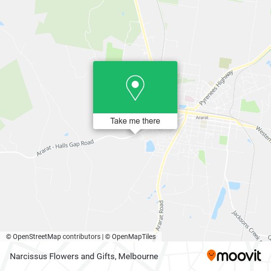 Narcissus Flowers and Gifts map