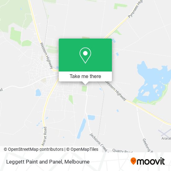 Leggett Paint and Panel map