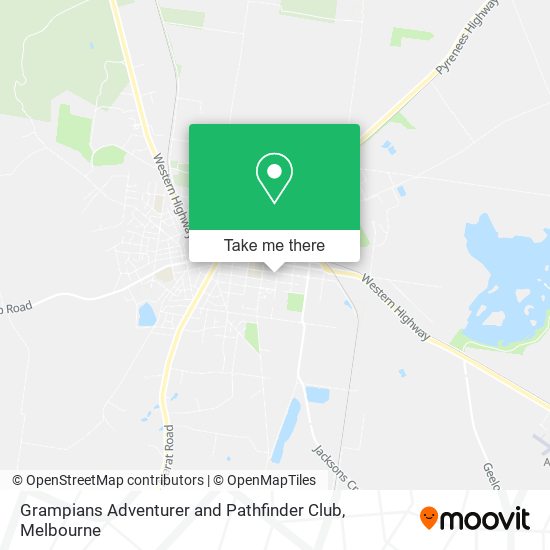 Grampians Adventurer and Pathfinder Club map