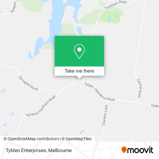 Tylden Enterprises map