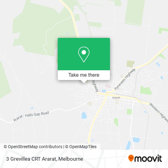 3 Grevillea CRT Ararat map
