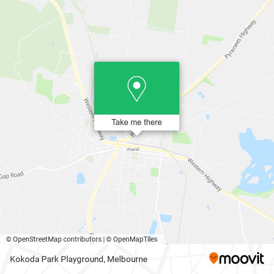 Kokoda Park Playground map