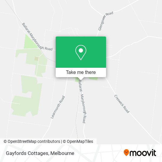 Gayfords Cottages map