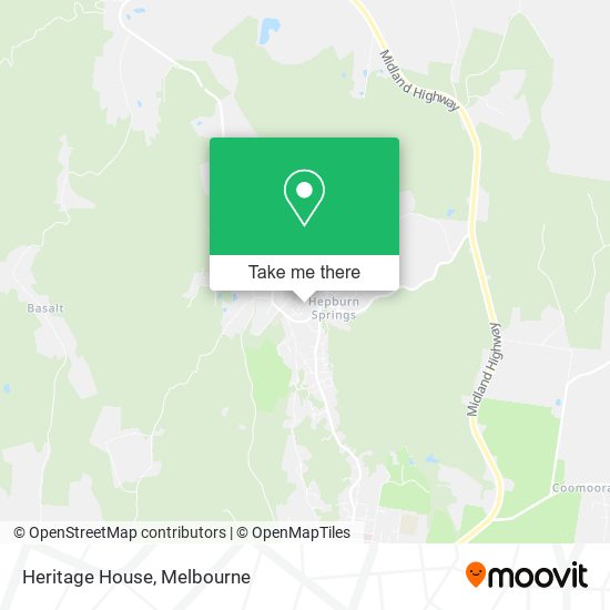 Heritage House map