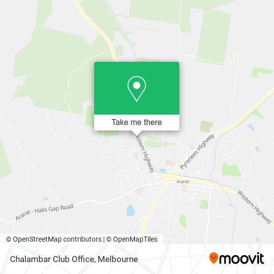 Chalambar Club Office map