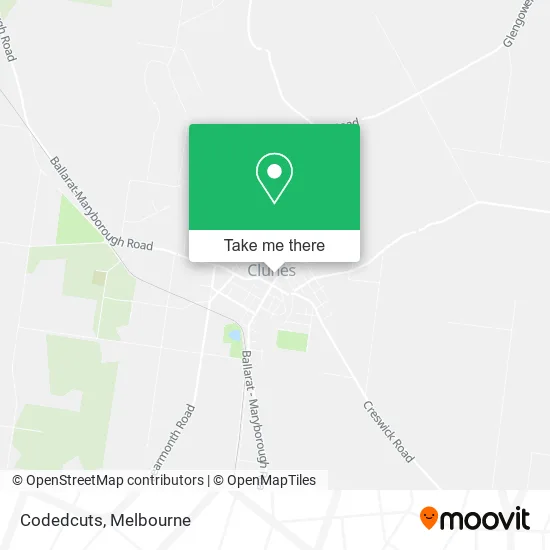 Codedcuts map